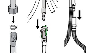 Manguera Pull-Down, Pull-Out