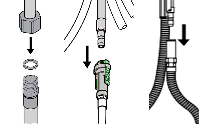 larger gauge t connector for kitchen sink