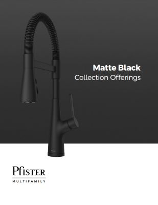 Pfister Matte Black Offerings Cover Thumbnail