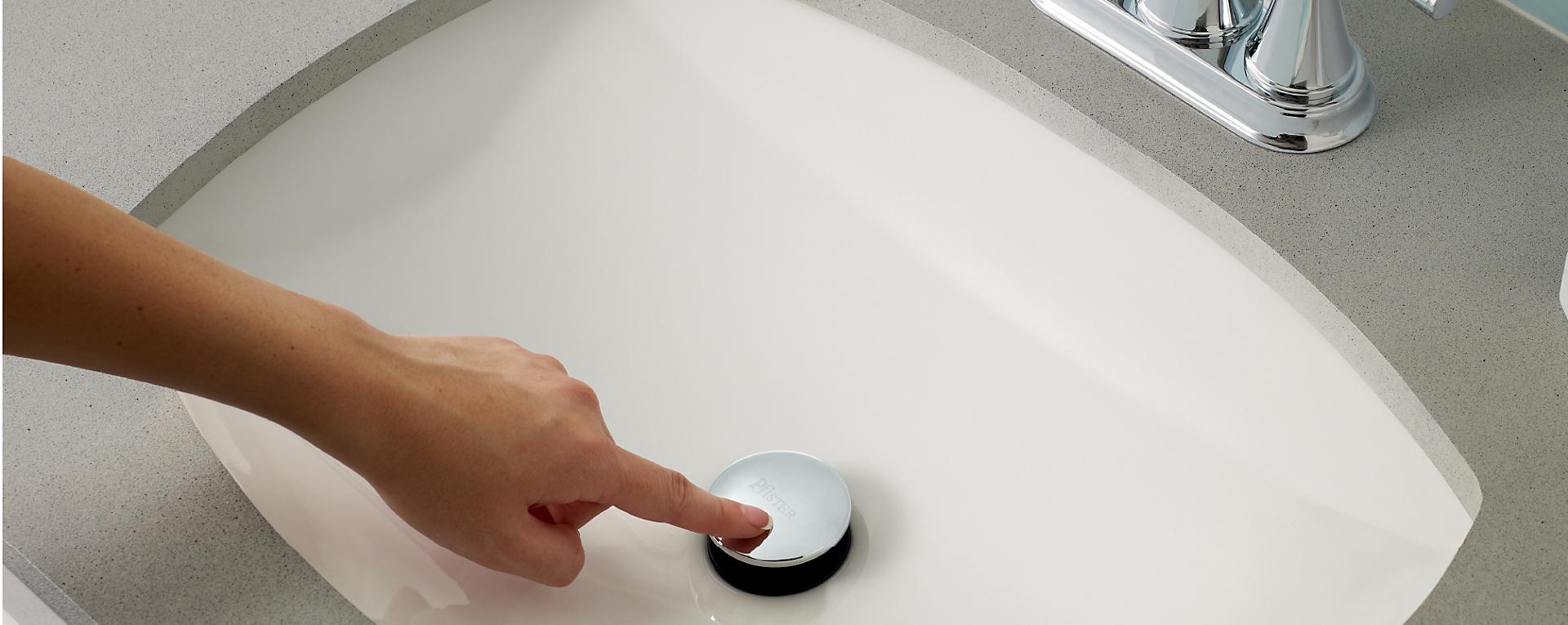 The “easy button” for sink drains.