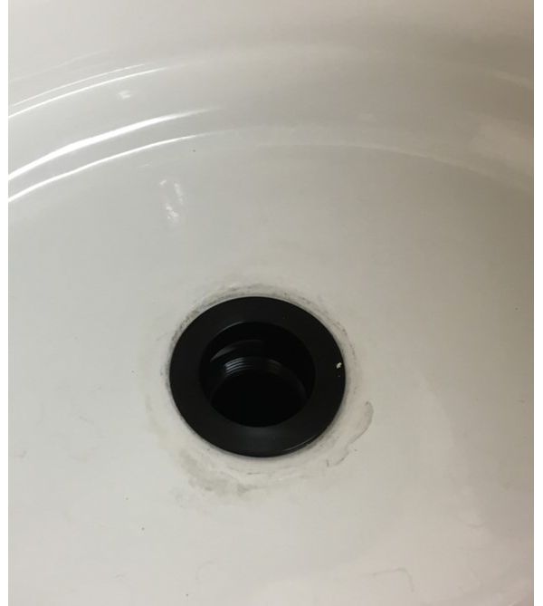 Check Washer or Putty Seal in sink bowl