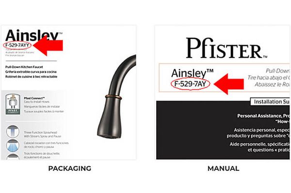 Price Pfister Pull-Out Kitchen Faucet Repair Parts