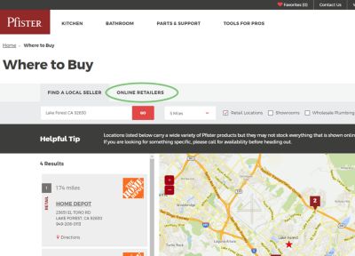 Order replacement parts