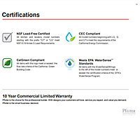 Pfister Commercial Warranty and Certifications Cover Thumbnail