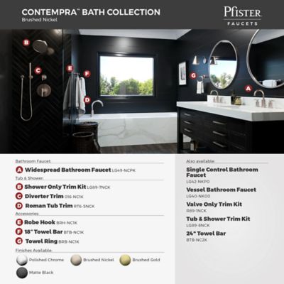 Product Thumbnail Image for contemprabath_option1_brushednickel