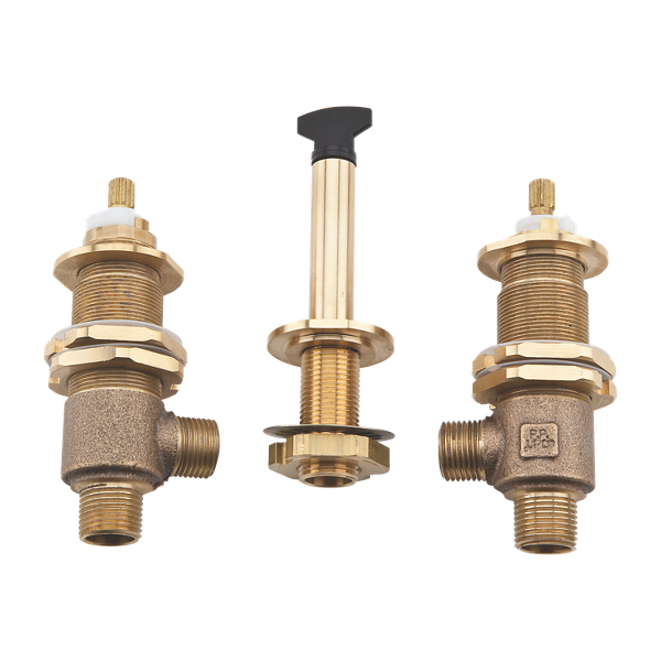 Unfinished Pfirst Series 0x6 150r 3 Hole Adjustable Roman Tub