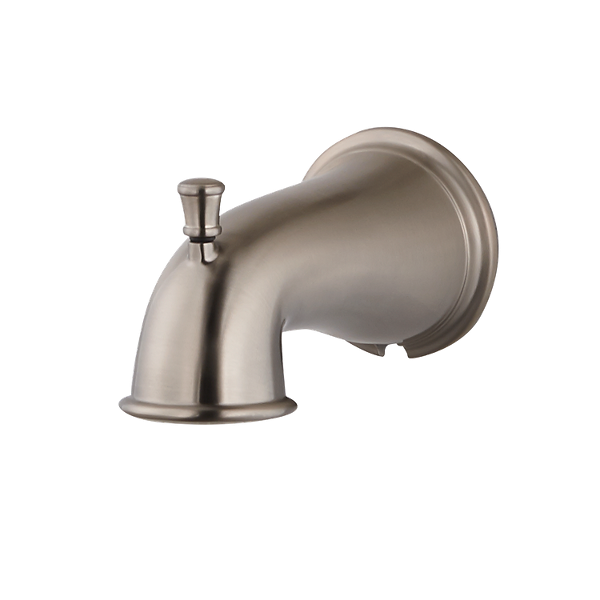 Pfister Brushed Nickel Bathtub Spout with Diverter Pfister Brushed Nickel Bathtub Spout with Diverter