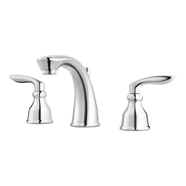 CEC Brushed Nickel Pfister Avalon Two Handle Widespread Lavatory Faucet 