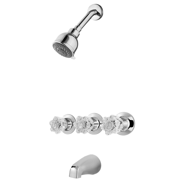 Primary Product Image for Bedford 3-Handle Tub & Shower Faucet