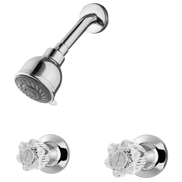 Polished Chrome Bedford 807 Ws Bdcc 2 Handle Shower Only Faucet