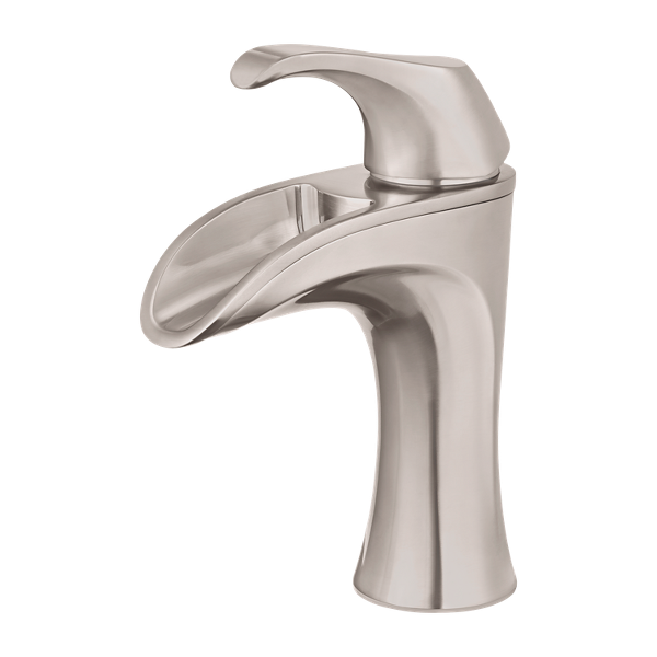 Brushed Nickel Brea Lf 042 Brkk Single Control Bathroom Faucet
