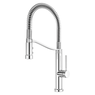 Polished Chrome Bruton GT529-BRUC 1-Handle Culinary Pull-Down 