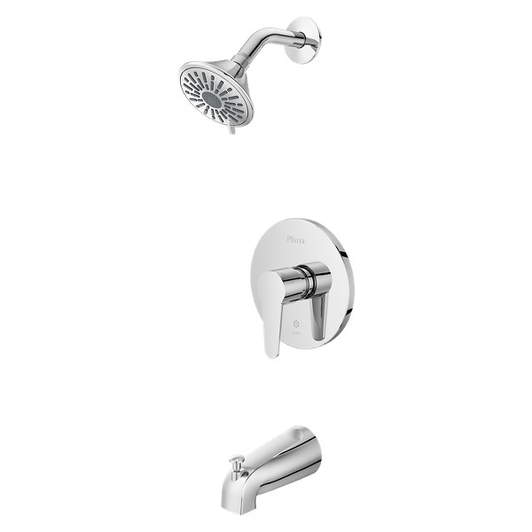 Polished Chrome Classic 8P8-WS2-CLCC 1-Handle Tub & Shower Trim