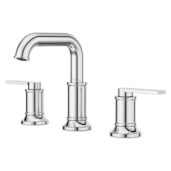 Pfister high quality LG49-DAPB Deckard Widespread Bathroom Faucet with Push & Seal, Matte Bla