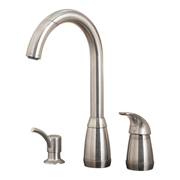 Stainless Steel Contempra T526 5ss 1 Handle Pull Down Kitchen