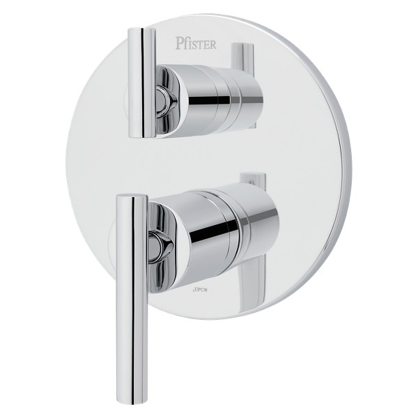 Polished Chrome Contempra R89-SNCC Stacked Diverter Trim Kit