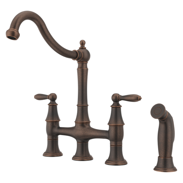 Primary Product Image for Courant 2-Handle Bridge Kitchen Faucet with Side Spray