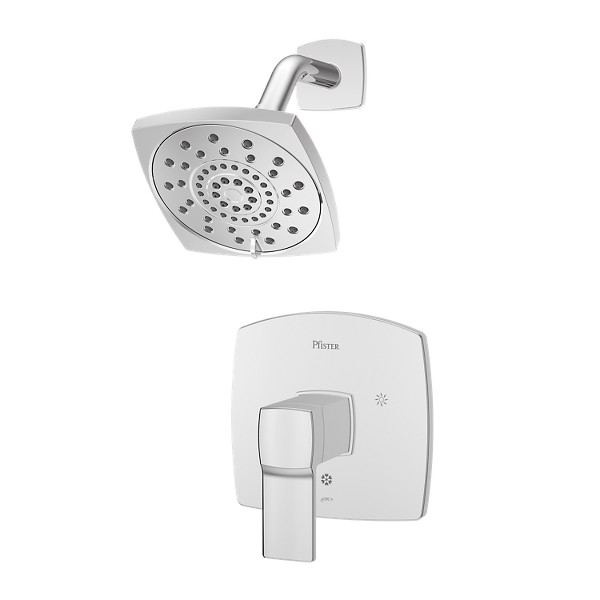 Pfister Deckard Shower Only Trim Kit with 0X8 Series Tub and Shower Rough-in Valve