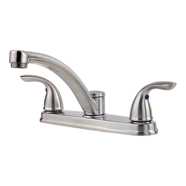 Delton 2-Handle Standard Kitchen Faucet in Polished Chrome Delton 2-Handle Standard Kitchen Faucet in Polished Chrome