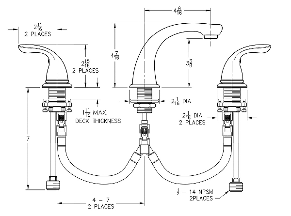Brushed Nickel Pfirst Series LG149-610K 2-Handle 8 Brushed Nickel Pfirst Series LG149-610K 2-Handle 8