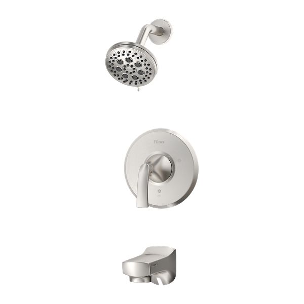 Spot Defense Brushed Nickel Karci 8P8-WS2-KASGS 1-Handle Tub