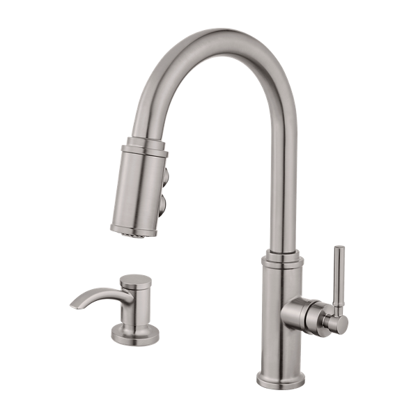 Stainless Steel Kedzie F 529 7kzs 1 Handle Pull Down Kitchen