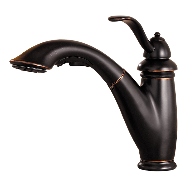Marielle Single-Handle Pull-Out Sprayer Kitchen Faucet in Tuscan Bronze Marielle Single-Handle Pull-Out Sprayer Kitchen Faucet in Tuscan Bronze
