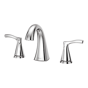 Brushed Nickel LF-049-MOBK 1F3 Pfister Bathroom Faucet Marielle Widespread 