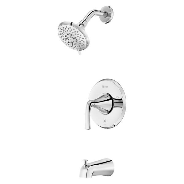 Polished Chrome McAllen LG89-8MCAC 1-Handle Tub & Shower Trim Kit