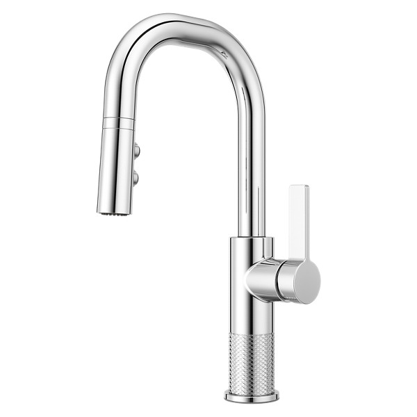 Polished Chrome Montay GT572-MTC 1-Handle Pull-Down Bar & Prep