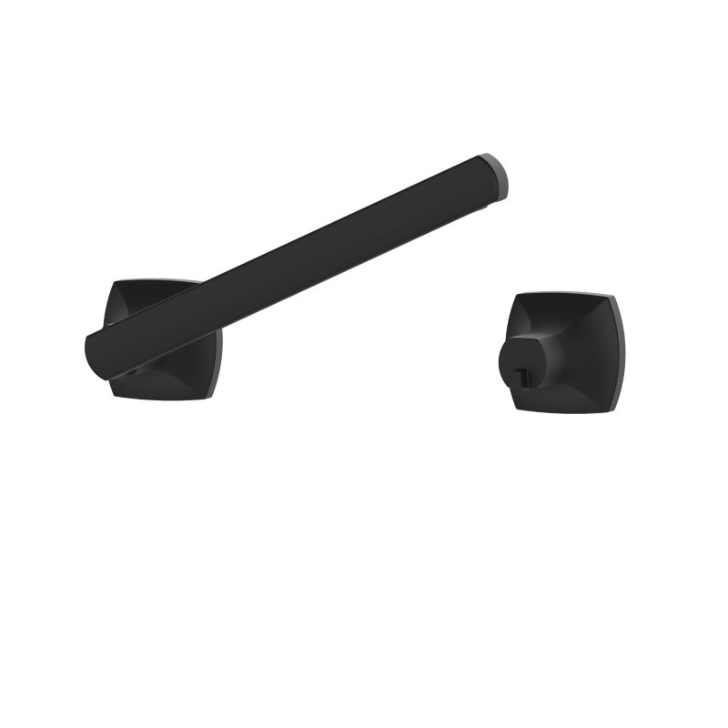 Toilet Paper Holder in Matte Black
