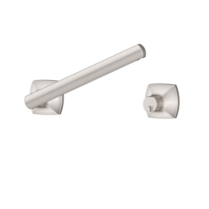 Toilet Paper Holder in Spot Defense Brushed Nickel
