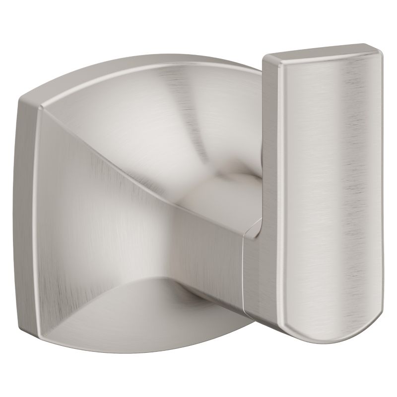 Robe Hook in Spot Defense Brushed Nickel