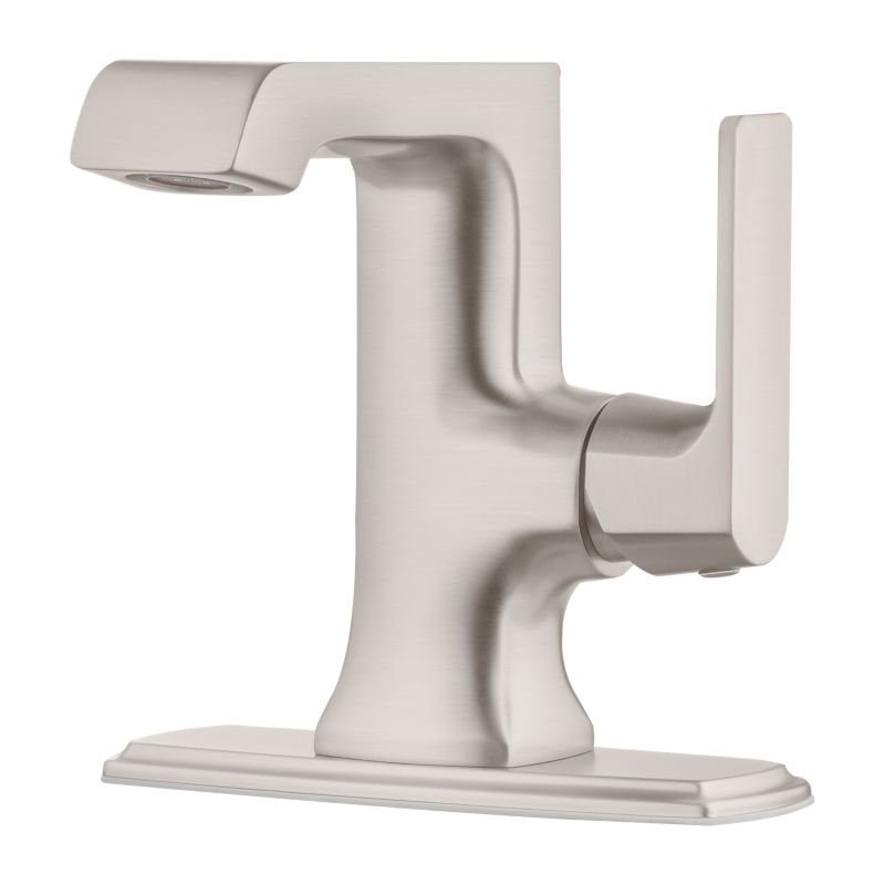 Single Control Bathroom Faucet in Spot Defense Brushed Nickel