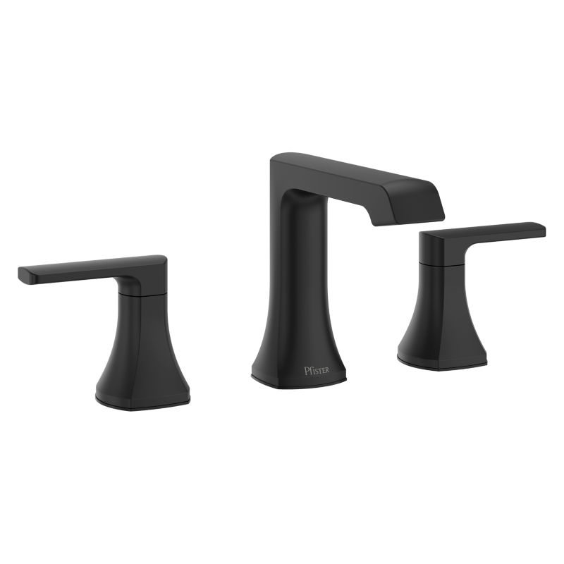 Widespread Bathroom Faucet in Matte Black