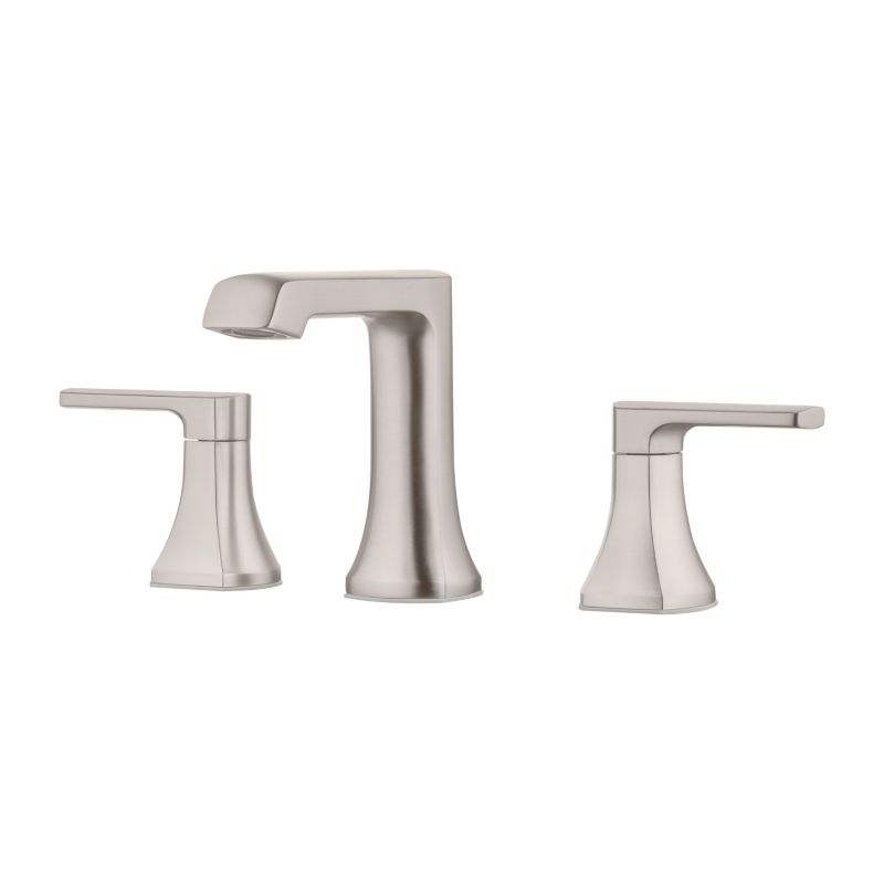 Widespread Bathroom Faucet in Spot Defense Brushed Nickel