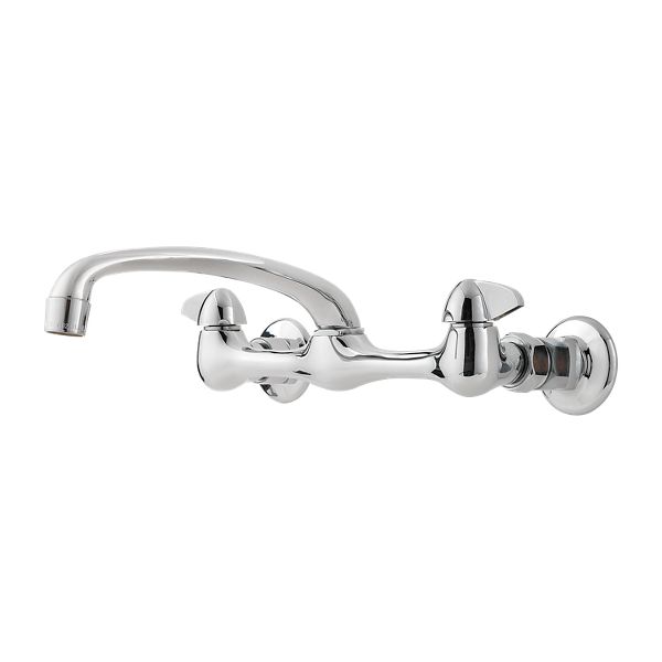 Polished Chrome Pfirst Series G127-1000 2-Handle Wall Mount