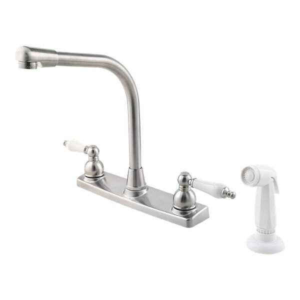 Stainless Steel Pfirst Series 136-400S 2-Handle Kitchen