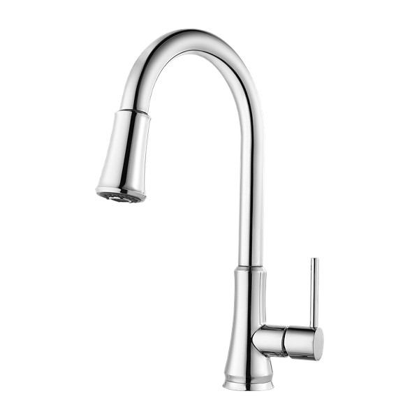 Polished Chrome Pfirst Series G529-PF2C 1-Handle Pull-Down