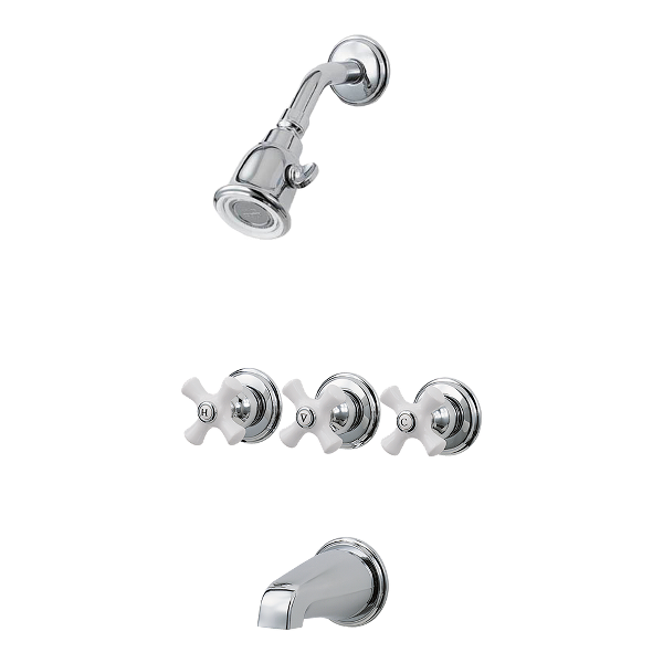 Primary Product Image for Pfister 3-Handle Tub & Shower Faucet