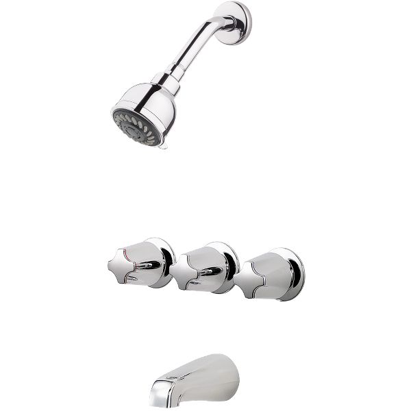 Pfister Lg01 3110 3 Handle Tub, How To Replace A 3 Handle Bathtub Faucet