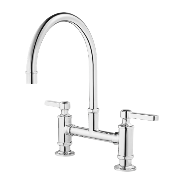 Pfister Port Haven Tuscan Bronze 2-Handle Deck-Mount High-Arc Handle Kitchen Faucet Pfister Port Haven Tuscan Bronze 2-Handle Deck-Mount High-Arc Handle Kitchen Faucet