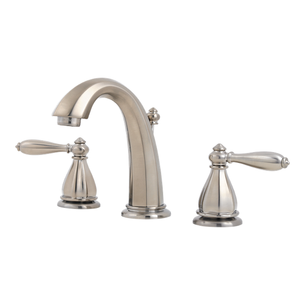 Brushed Nickel Portola Gt49 Rp0k 2 Handle 8 Widespread Bathroom