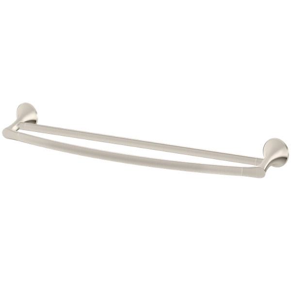 Brushed Nickel Rhen BTB-RH2K 24 Double Towel Bar