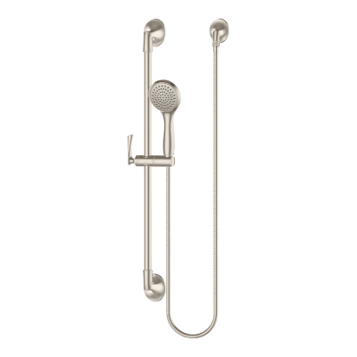 ALL Metal Shower Slide Bar with Hand Held Shower Head Holder