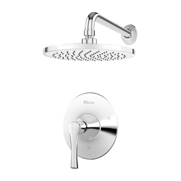 Polished Chrome Rhen LG89-7RHC 1-Handle Shower Only Trim Kit