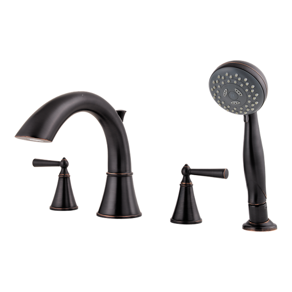 Primary Product Image for Saxton 2-Handle Complete Roman Tub Trim with Hand Held Shower