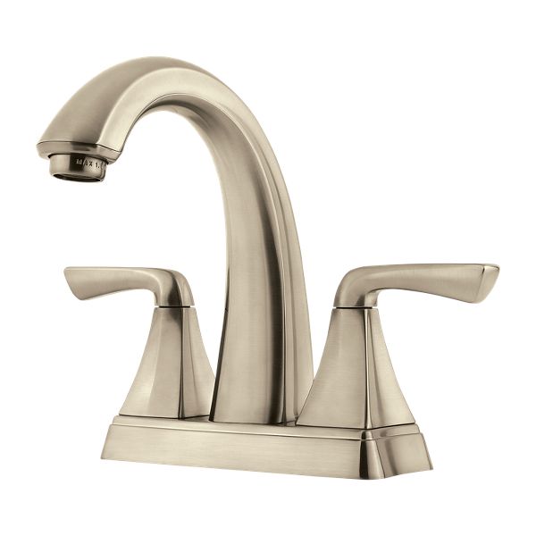 Brushed Nickel Selia LF-048-SLKK 2-Handle 4 Centerset Bathroom Faucet