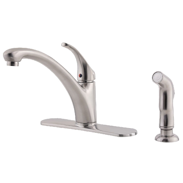 Stainless Steel Shelton F Wk1 340s 1 Handle Kitchen Faucet