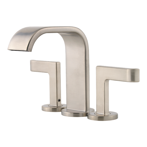 Brushed Nickel Skye F 046 Sykk 2 Handle 4 Mini Widespread